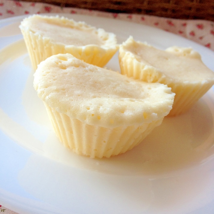 レンジで簡単♪米粉の蒸しパン